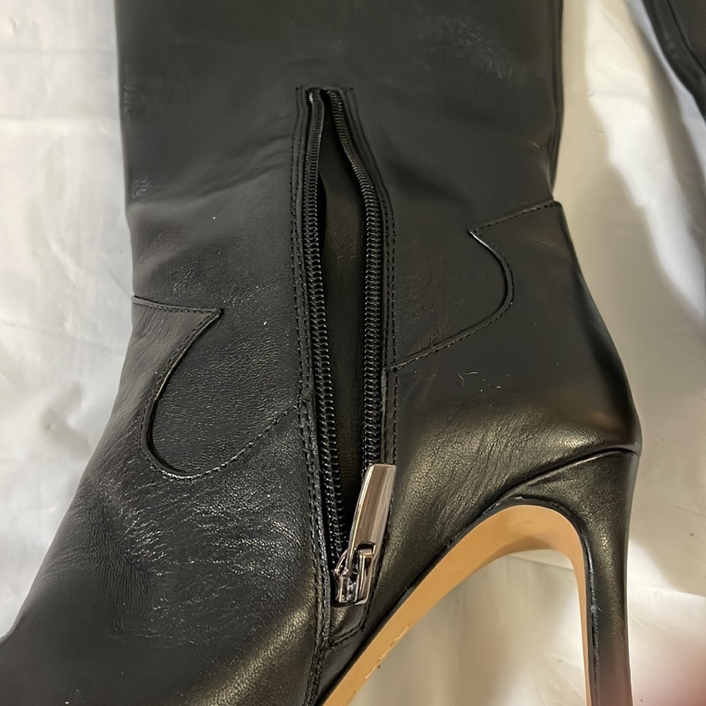 Vince Camuto women’s boots new never used black 250 retail size 7.5 - Picture 5 of 14